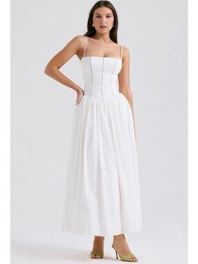 house of cb alondra beaded cocktail dress Clothing : Maxi Dresses : 'Alondra' Cafe Au Lait Beaded Maxi Dress Limited Edition